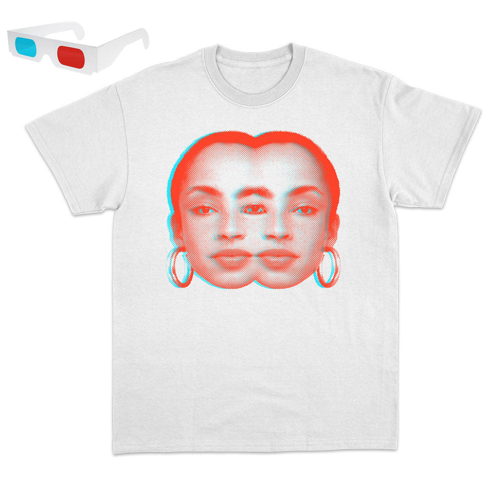 GuGo 3D Sade White Tee w/ 3D Glasses