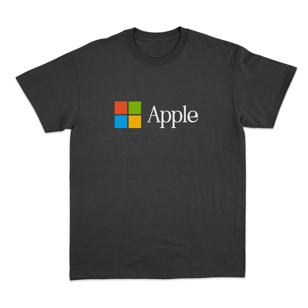 Apple Core Black Tee