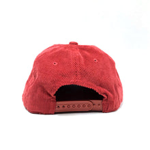 Load image into Gallery viewer, GUGO Corduroy Saga Persimmon Snapback
