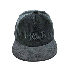 Load image into Gallery viewer, GuGo Bjork BLK/BLK Corduroy Snapback Hat
