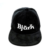 Load image into Gallery viewer, GuGo Bjork BLK/WHT Corduroy Snapback Hat
