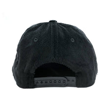 Load image into Gallery viewer, GuGo Sade BLK/WHT Corduroy Snapback Hat
