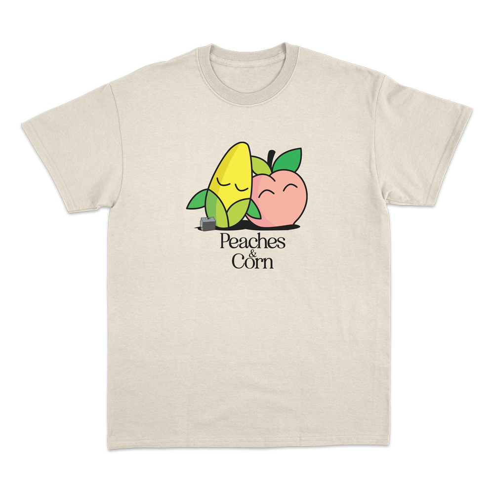 LTM x Peaches & Corn NATURAL T-shirt