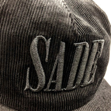 Load image into Gallery viewer, GuGo Sade BLK/BLK Corduroy Snapback Hat
