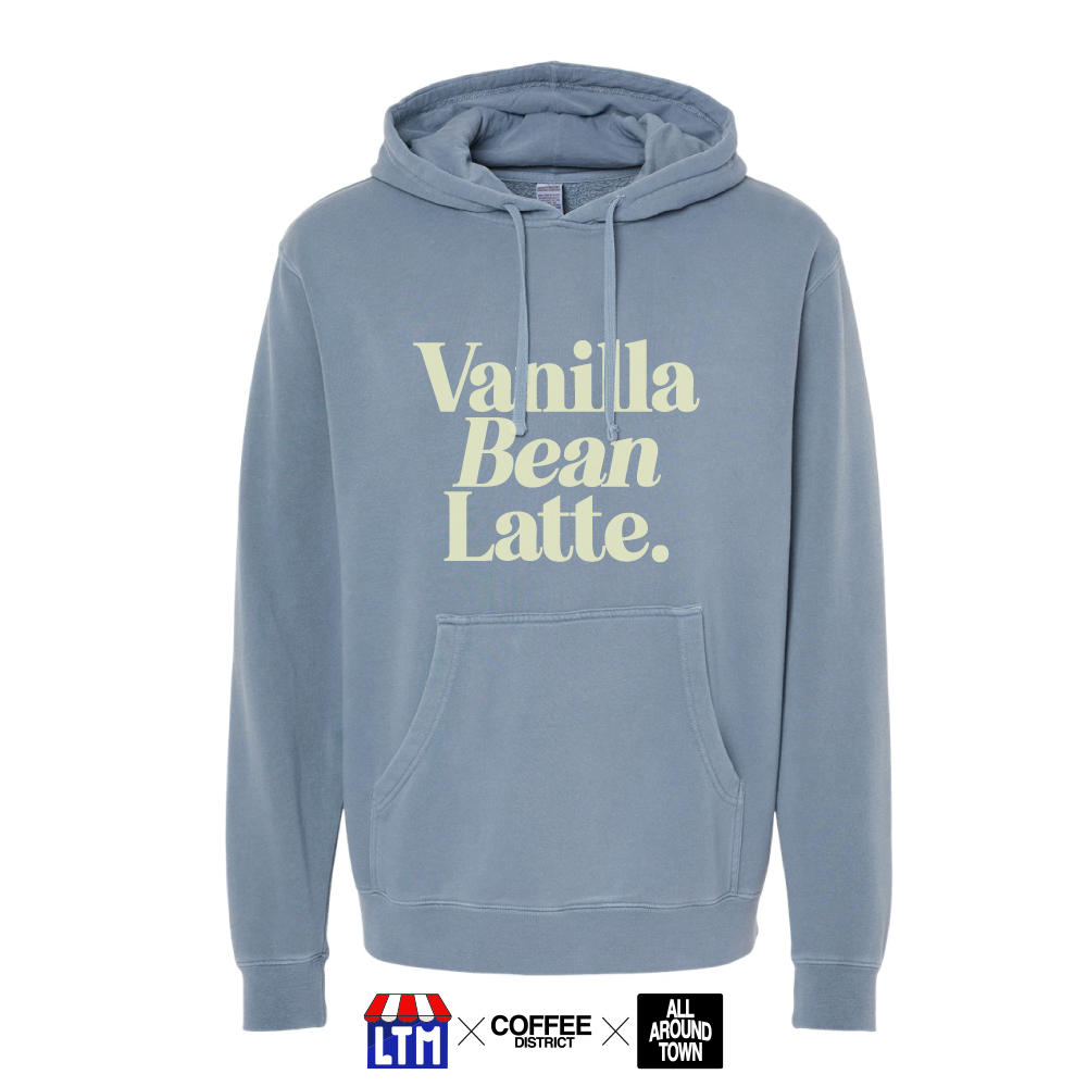 Vanilla Bean Latte - Pigment Dyed Hoodie